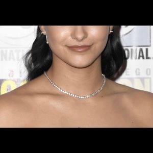 15” Gold Tennis Necklace Melinda Maria